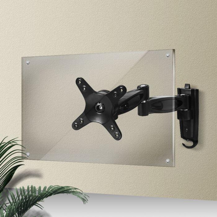 Traderight Caravan LCD TV Bracket Adjustable Dual Arm Wall Mounted