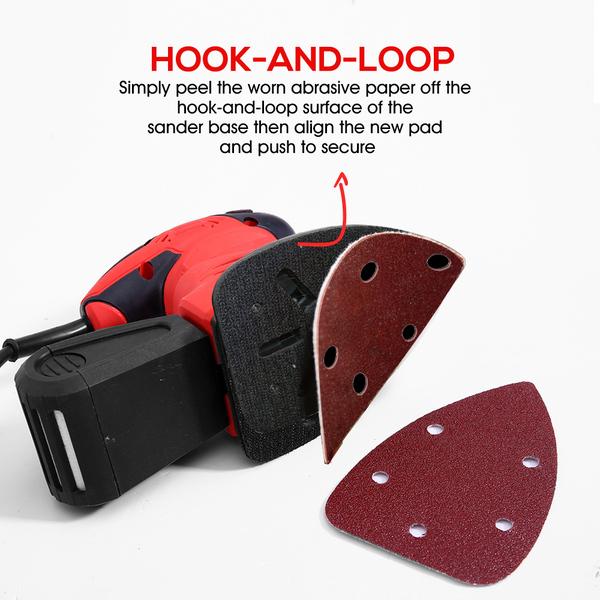 tools & accessories Traderight Sandpaper Hook and Loop Grit X10