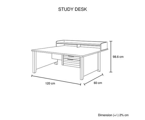 Office Traditional Study Desk Oak