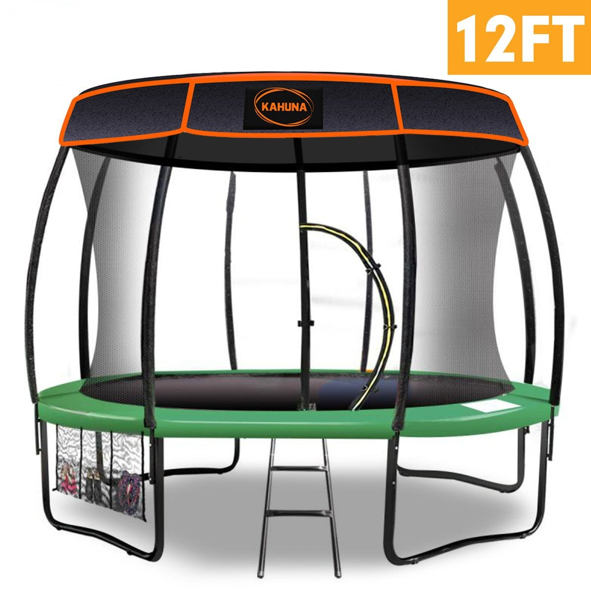 trampolines Trampoline 12 ft with Roof-Green