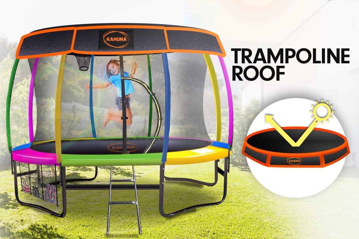 trampolines Trampoline 12 ft with  Roof-Rainbow