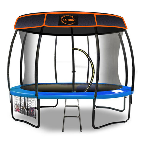 Trampoline 14 ft with Roof - Blue