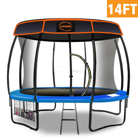 trampolines Trampoline 14 ft with Roof - Blue