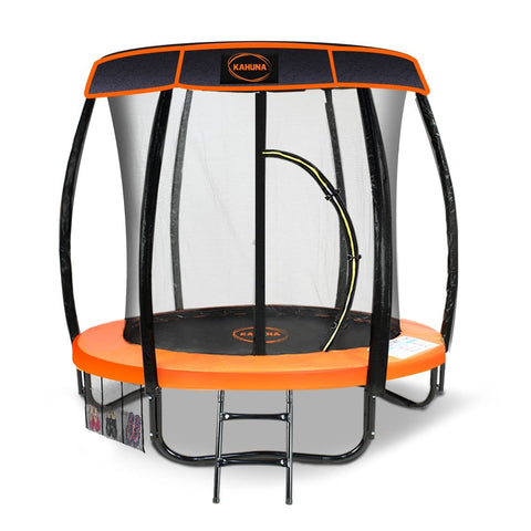 Trampoline 8 Ft With  Roof - Orange