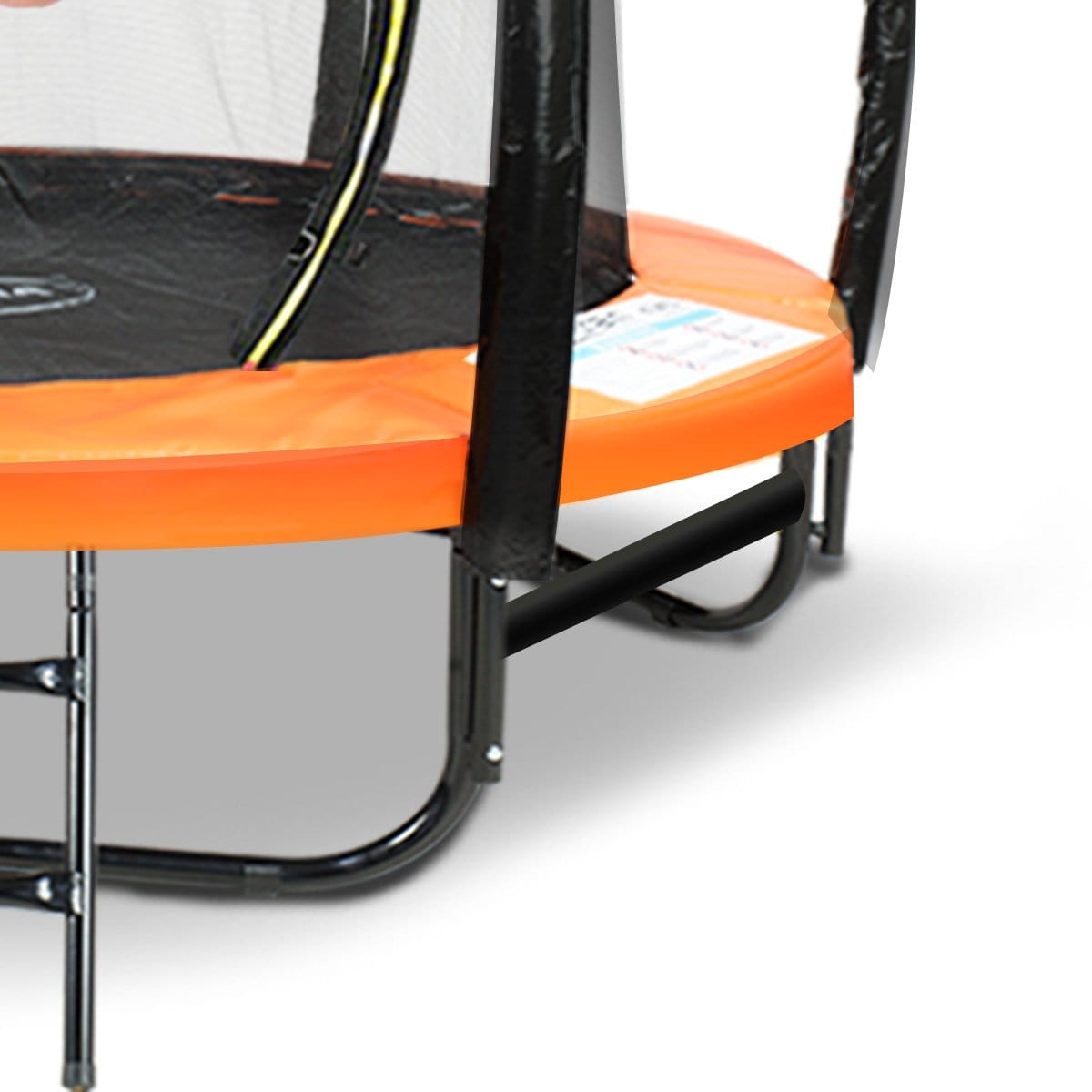 Trampoline 8 Ft With  Roof - Orange