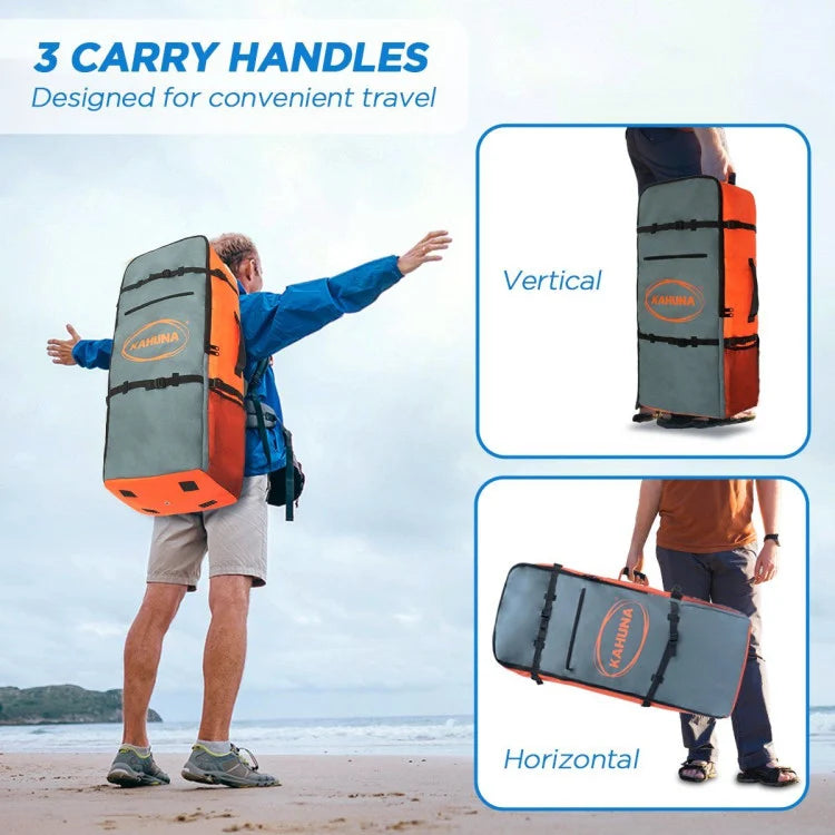 Travel bag for inflatable stand up paddle isup boards