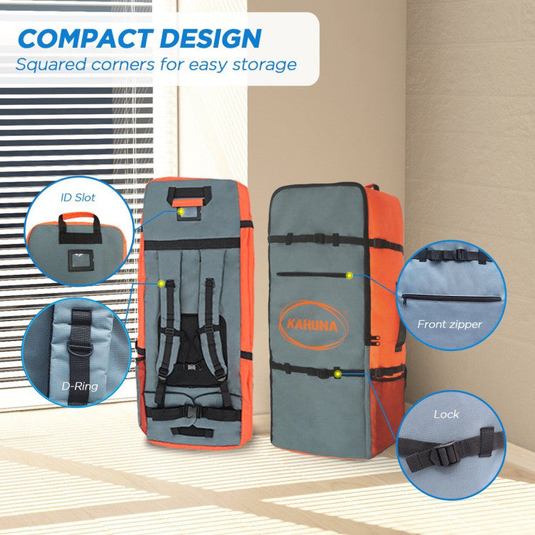 Travel bag for inflatable stand up paddle isup boards