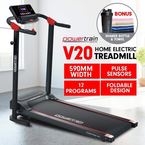Treadmill V20 Cardio Running Exercise Home Gym - PowerTrain