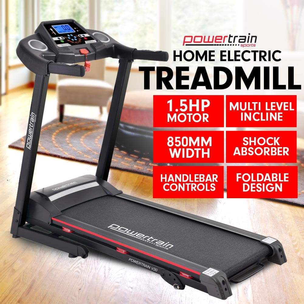 Treadmill V30 Cardio Running Exercise Home Gym - PowerTrain