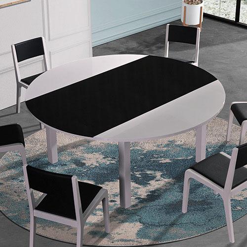 Dining Trendy Dining Table Black & White