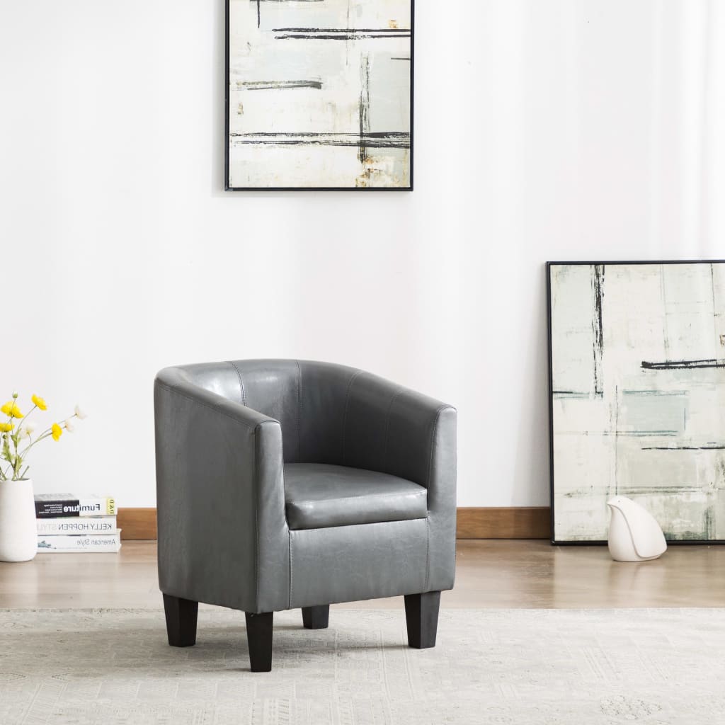 Tub Chair Grey