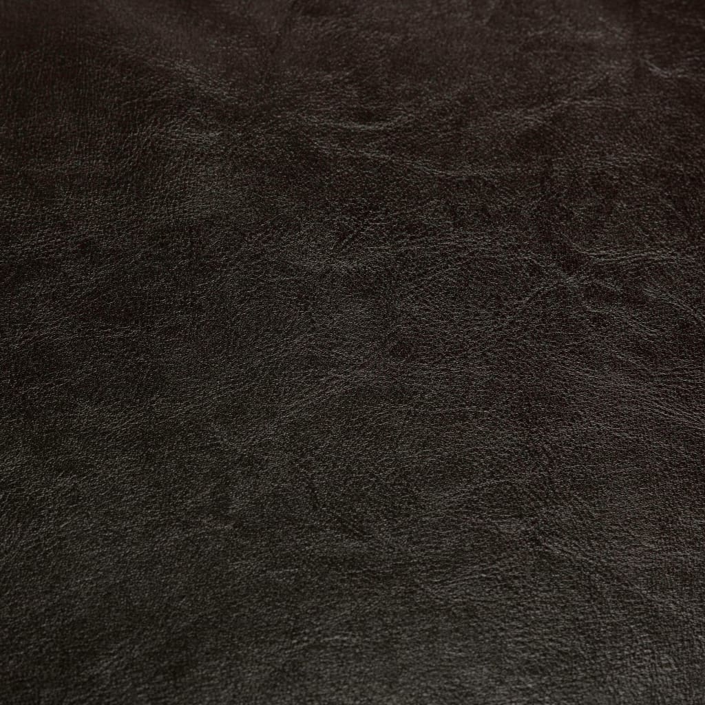 Tub Chair with Footstool Brown