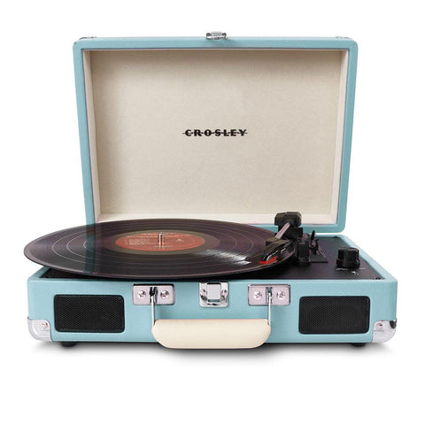 Turquoise - Bluetooth Portable Turntable