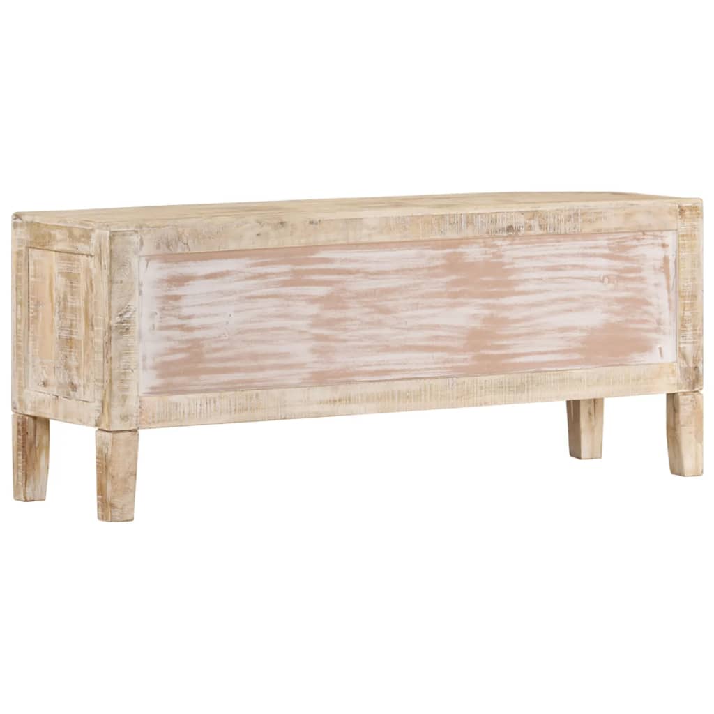 TV Cabinet 118x35x46 cm Solid Mango Wood