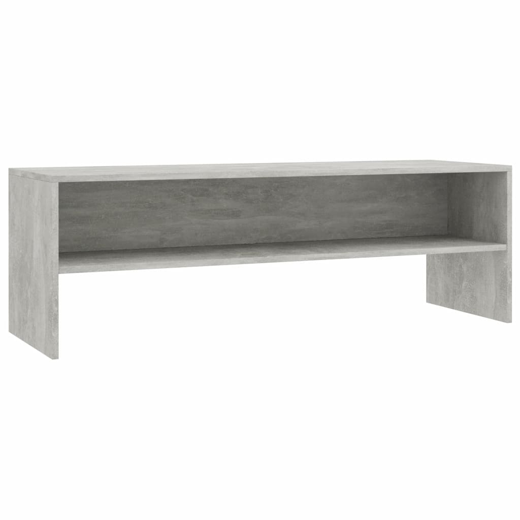 TV Cabinet Concrete Grey 120x40x40 cm Chipboard