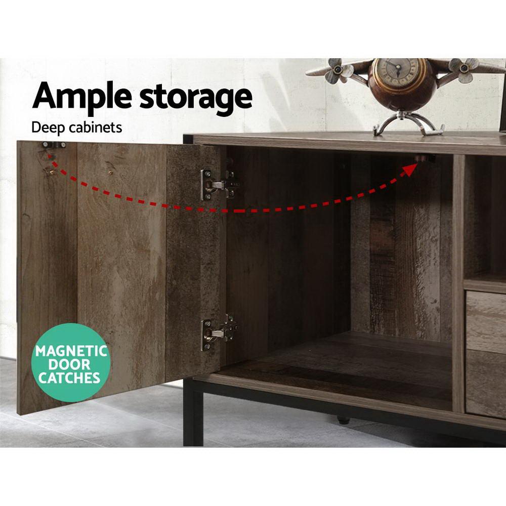 early sale simpledeal TV Cabinet Entertainment Unit Stand Storage Wood123