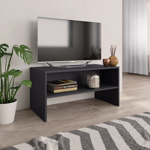TV Cabinet Grey 80x40x40 cm Chipboard