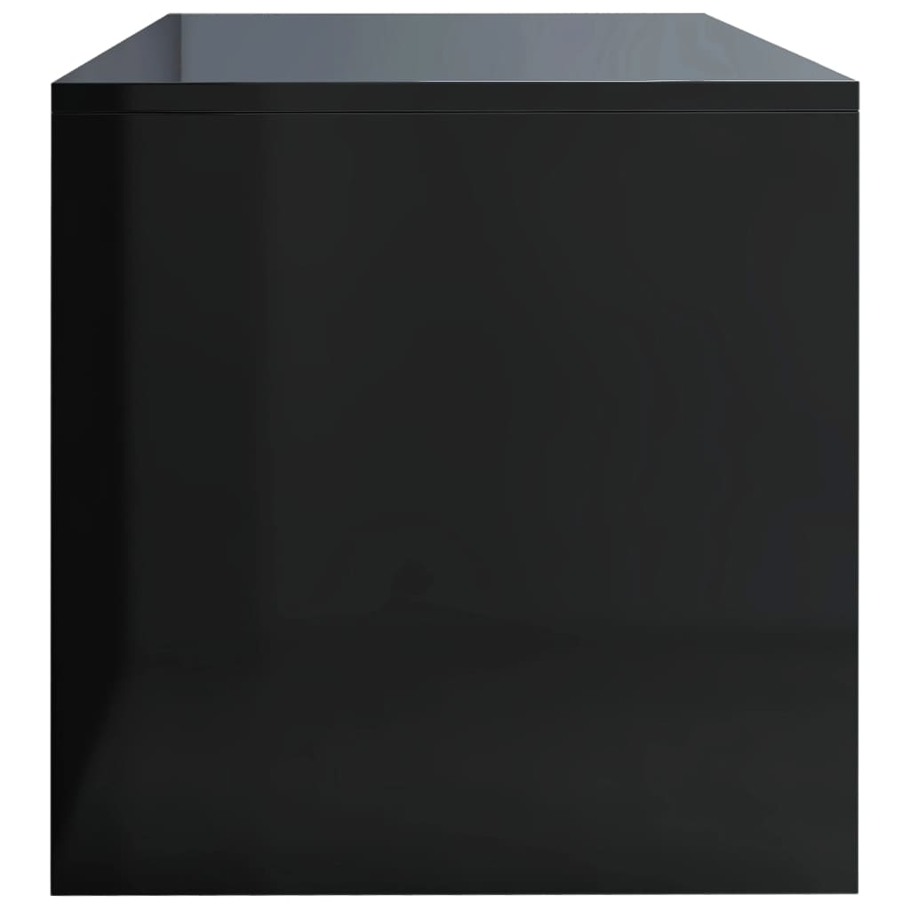 TV Cabinet High Gloss Black 120x40x40 cm Chipboard