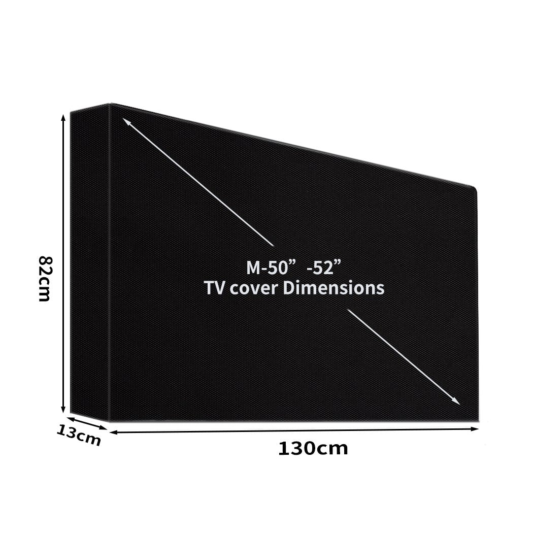 Living Room TV Cover 50"-52" Inch Television Protector Screen Waterproof