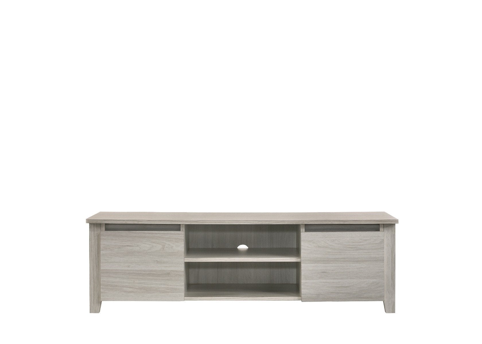 Furniture TV Stand Entertainment Unit 120cm In White Oak