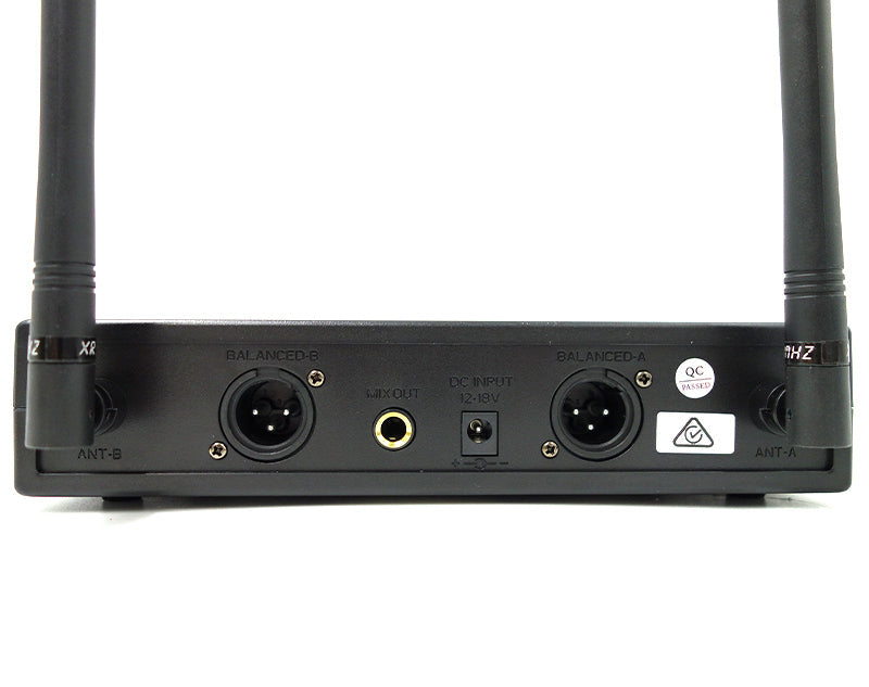 Twin Channel Wireless Microphone System