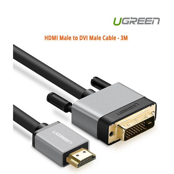 Computer Accessories Ugreen Hdmi Male To Dvi Male Cable 3M (20888)