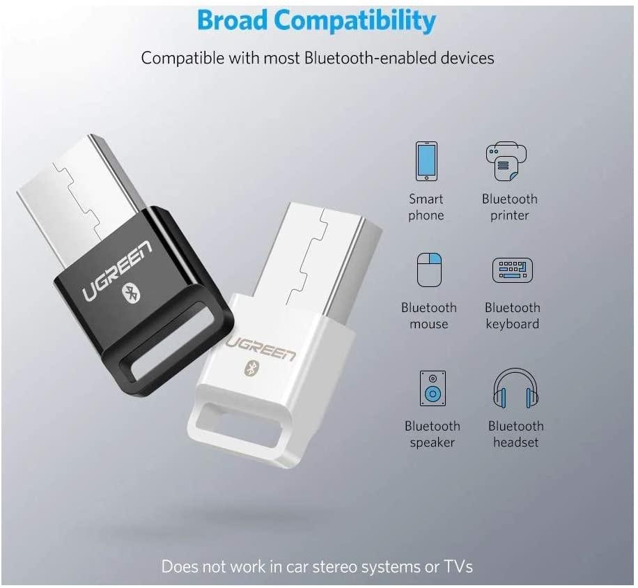 Mobile Accessories UGREEN USB Bluetooth 4.0 Adpater Black 30524
