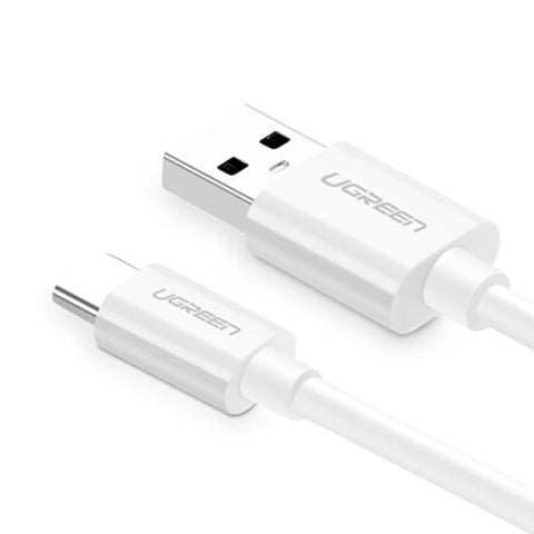 Computer Accessories UGREEN USB Type-C to USB3.0 Cable - White 2M (30625)