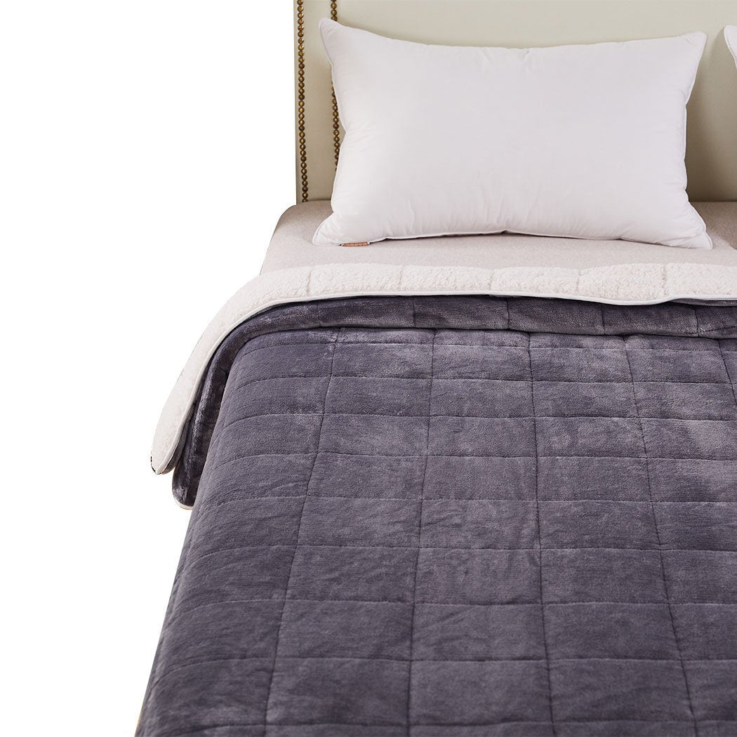 Bedding Ultra Soft 11KG Weighted Blanket Grey