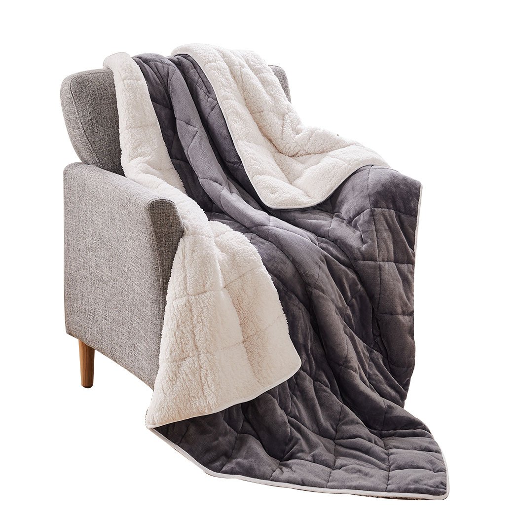 Bedding Ultra Soft 7KG Weighted Blanket Grey