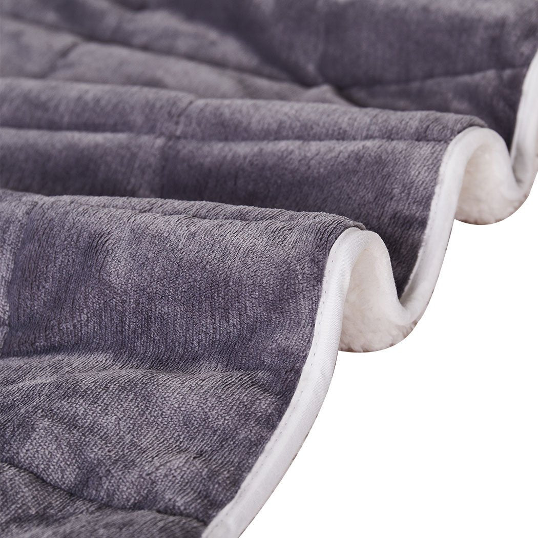 Bedding Ultra Soft  9KG Weighted Blanket Grey