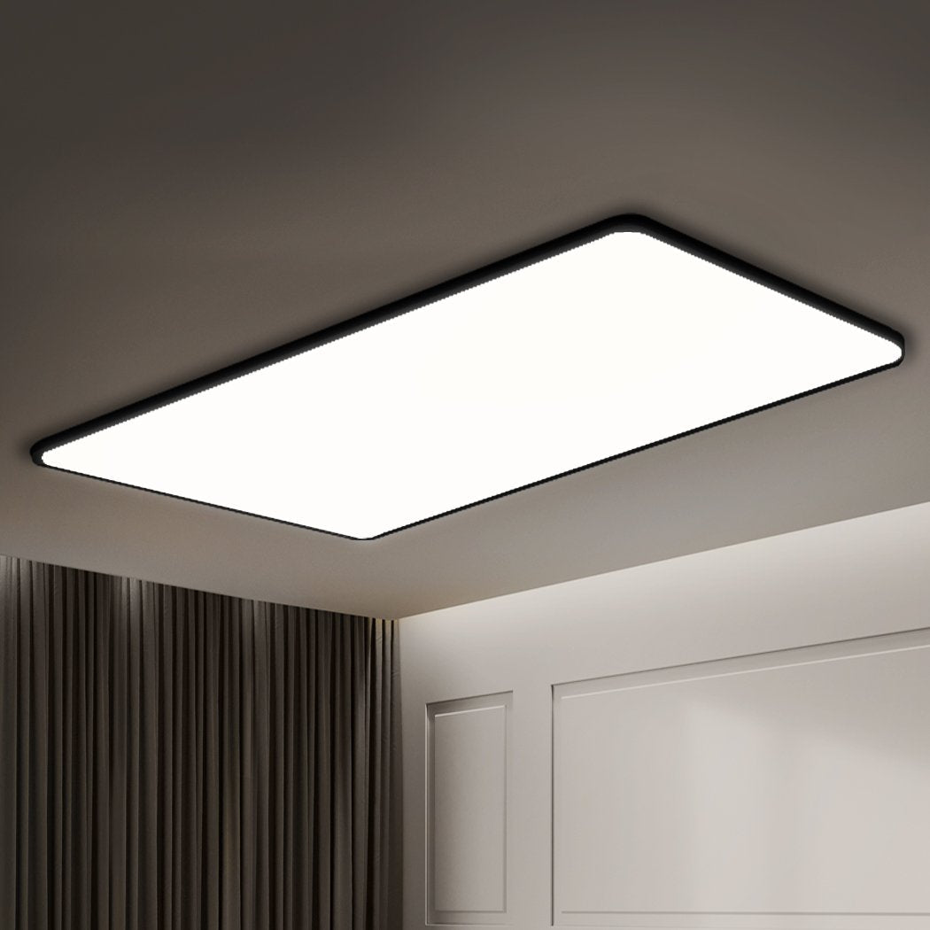 Ceiling Light Ultra-Thin 5CM LED Ceiling Down Light Black 96W