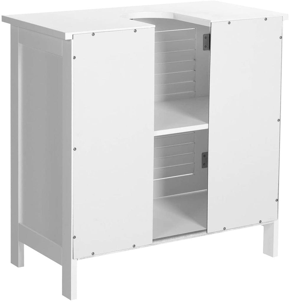 Under Sink Cabinet with 2 Doors White BBC05WT