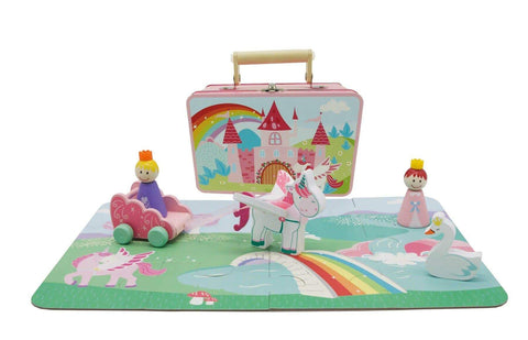 toys for infant Unicorn Playset In Tin Case
