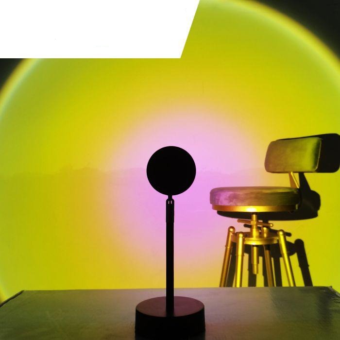 USB Sunset Projection Night Light Decor Sun