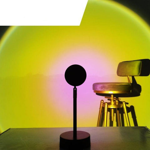 USB Sunset Projection Night Light Decor Sun