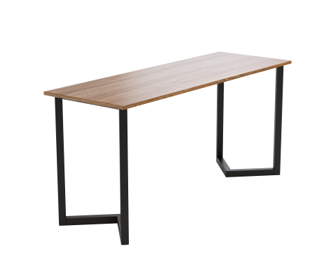 V Shaped Table Bench Desk Legs Fully Welded - White/Black