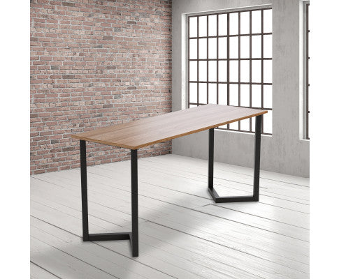 V Shaped Table Bench Desk Legs Fully Welded - White/Black