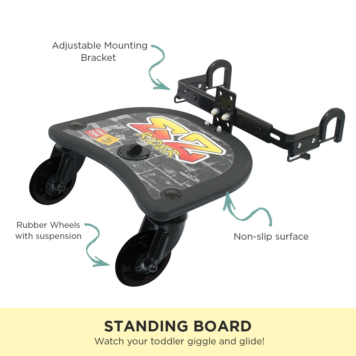 Veebee Ez Rider Stroller Board Connector