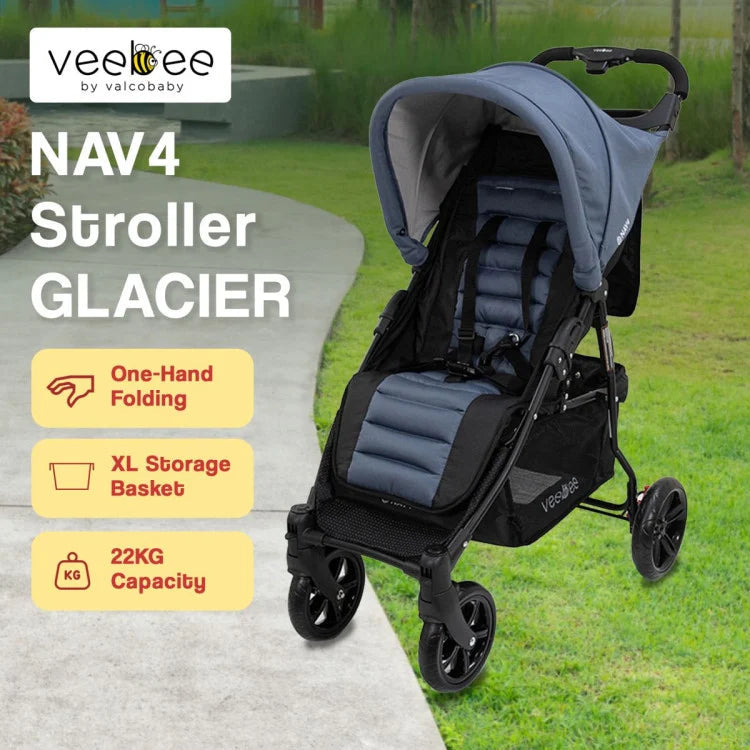 Veebee nav 4 stroller - glacier