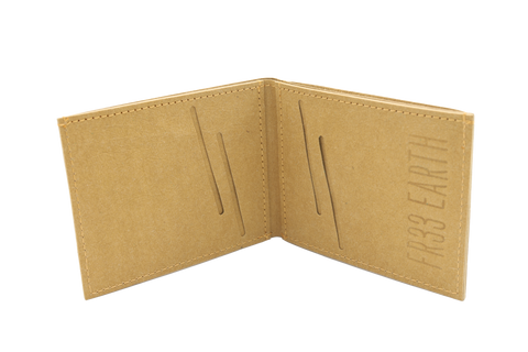 Vegan Wallet - Camel Brown