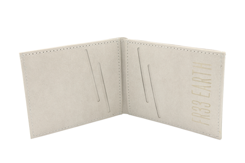 Vegan Wallet - Stone Grey