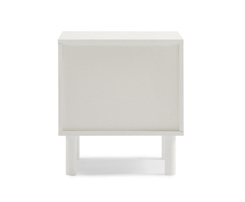 Versatile bedside table in White/Maple
