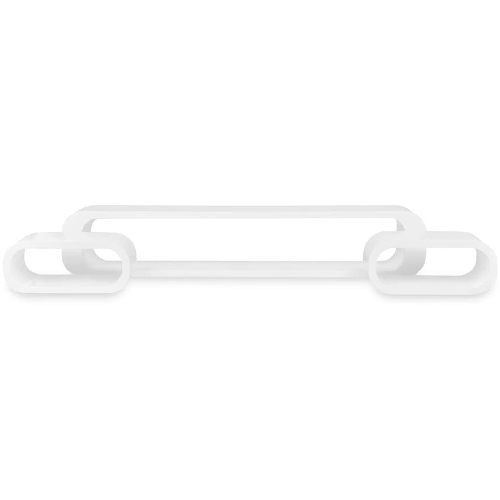 Wall Cube Shelves 6 pcs White