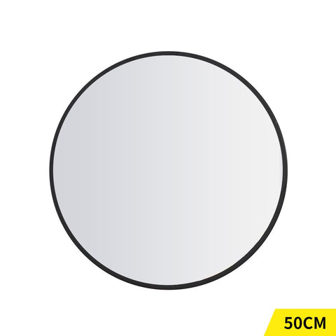 beauty products Wall Mirror Round Shaped Bathroom Makeup Mirrors Smooth Edge 50CM