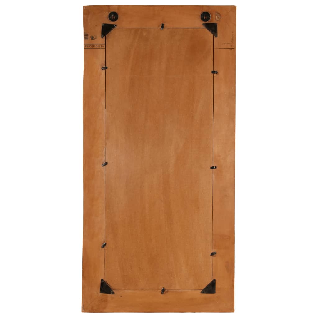 Wall Mirror Solid Reclaimed Wood 60x120 cm