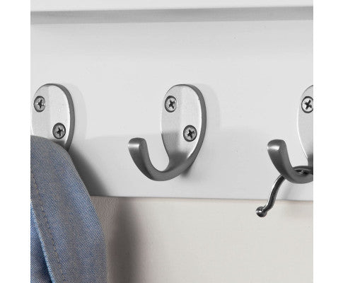 Wall Mounted Hook Rack with shelf