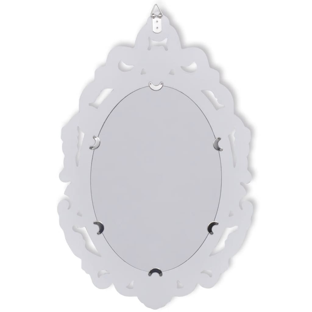 Wall Shelf Set for Keys and Jewelery with Mirror and Hooks