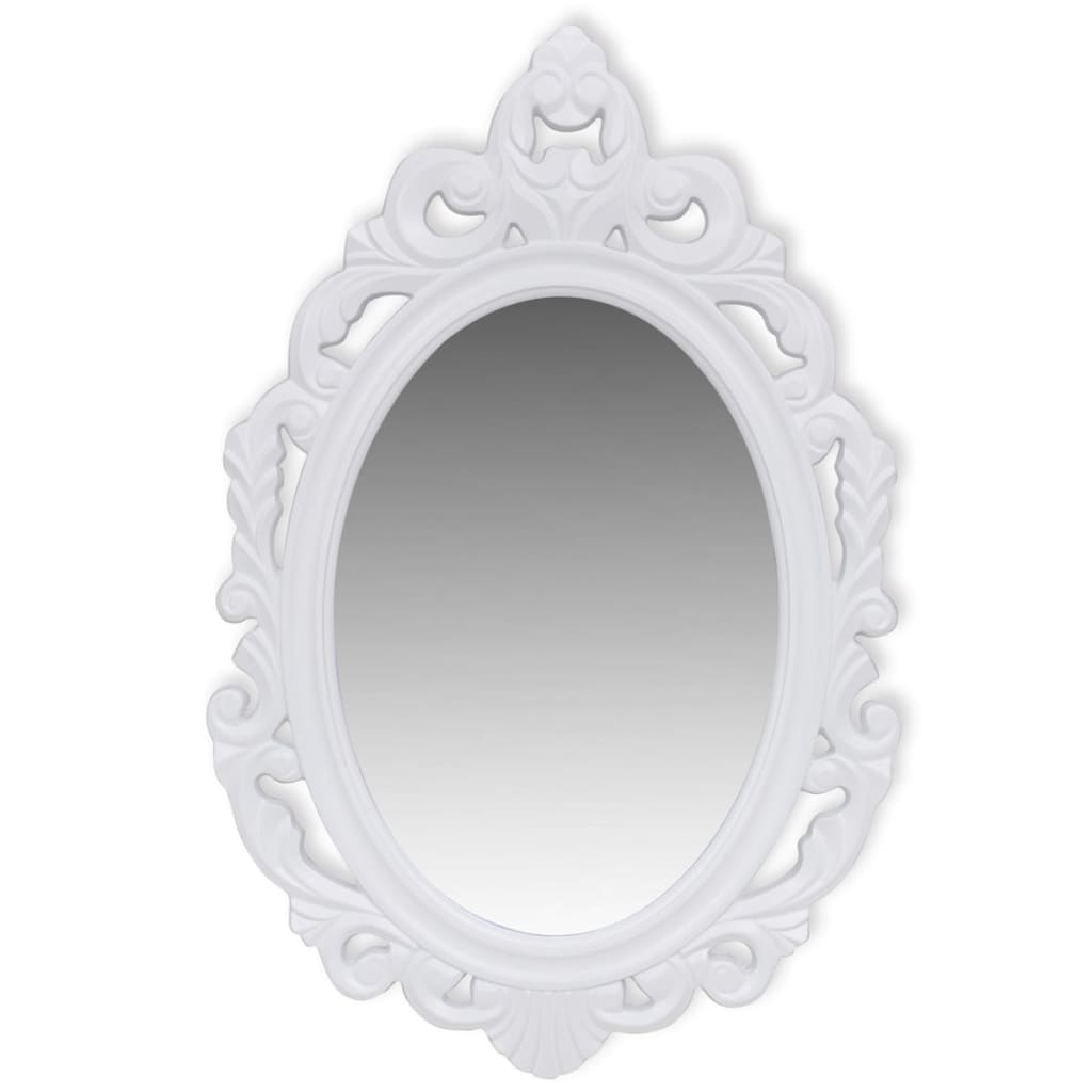 Wall Shelf Set for Keys and Jewelery with Mirror and Hooks