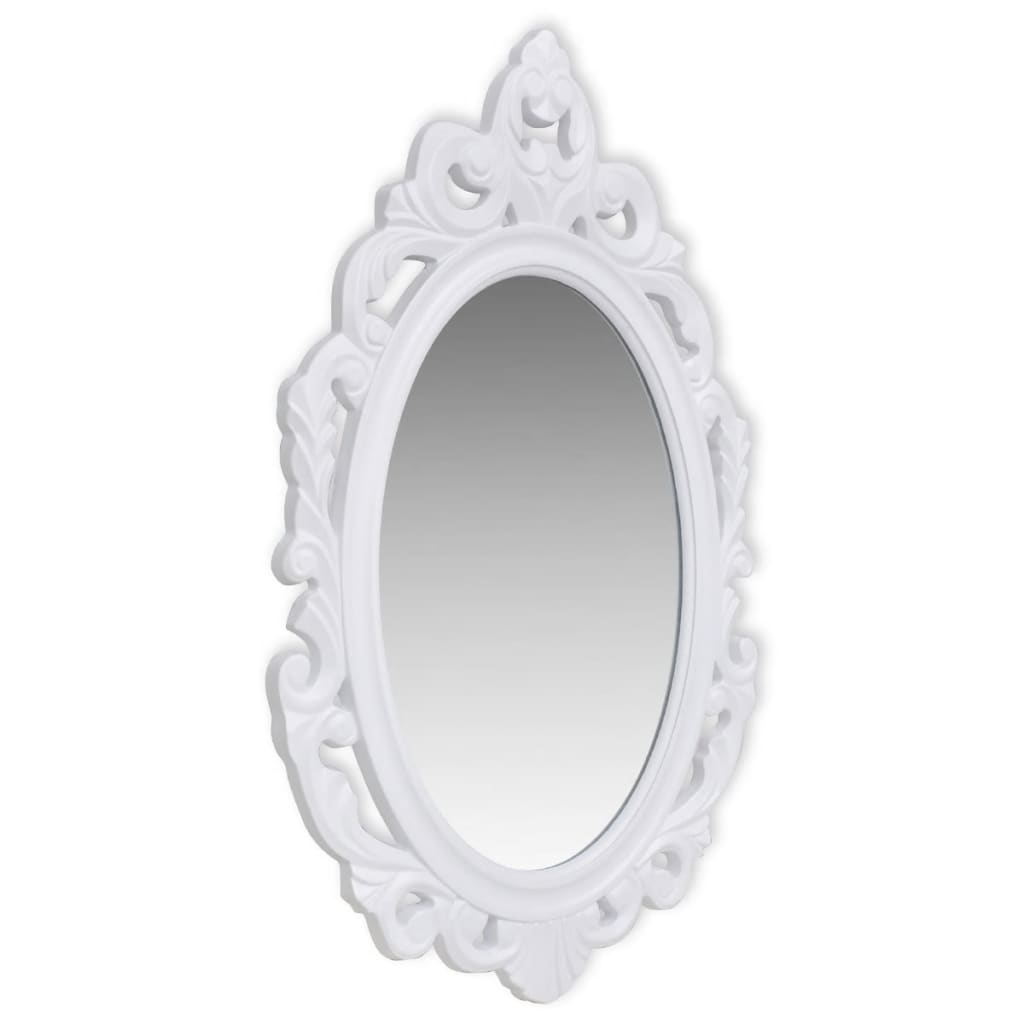 Wall Shelf Set for Keys and Jewelery with Mirror and Hooks
